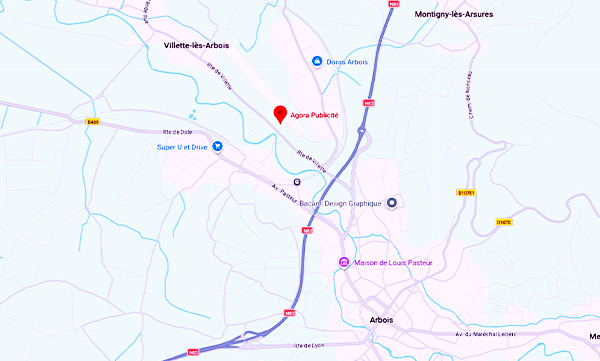 carte-Agora publicité Arbois